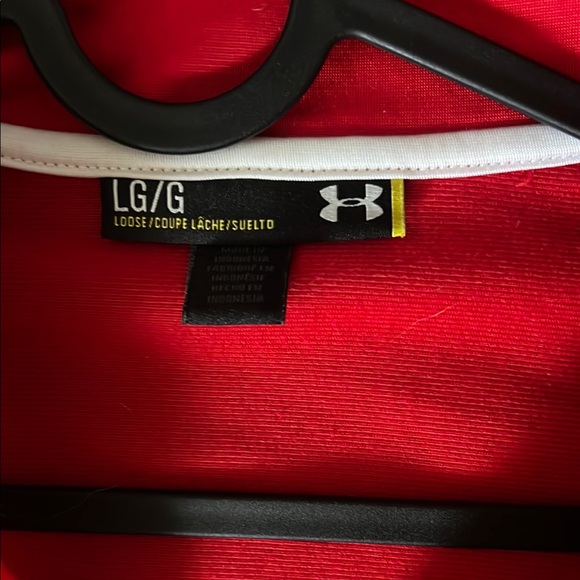 Under Armour Red and Light Blue Performance Jacket - Picture 2 of 3
